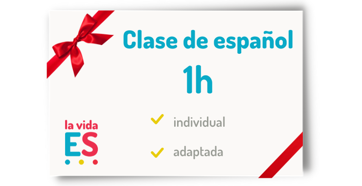 Clase de español - gift card